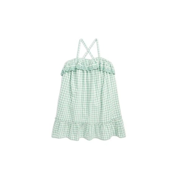 Polo Ralph Lauren Other - Polo Ralph Lauren‎ Little Girl's Eyelet Gingham Dress Size 2 New